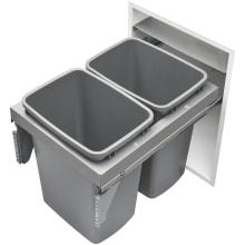 Modern 21-5/8" Steel Top Mount Pull Out Waste Container
