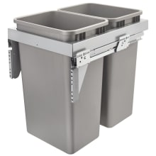 Modern 21-11/16" Steel Top Mount Pull Out Waste Container