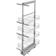 Modern 14-1/4" Adjustable Pantry System for Tall Pantry Cabinets with Soft Close