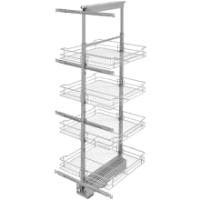 Modern 20-11/16" Adjustable Pantry System for Tall Pantry Cabinets with Soft Close