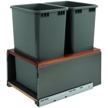 LEGRABOX 21-3/4" Pull Out Double Waste Container for Full Height Cabinets with Soft Close