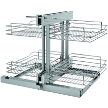Classic 26-1/4" Steel 2-Tier Pull Out Organizer for Blind Corner Cabinets