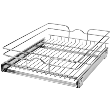 5WB Series 17-1/2 Inch Pull Out Cabinet Organizer Basket for 22 Inch Deep Cabinets
