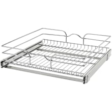 Classic 20-1/2" Single Tier Bottom Mount Pull Out Steel Wire Organizer
