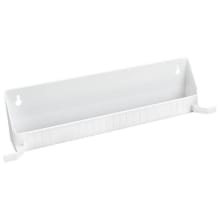 Sink Classics 15-1/2" White Plastic Tip-Out Tray with Stop - Hinges Sold Separately