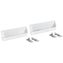 Sink Classics 11" Polymer Tip-Out Trays with Hinges for Sink Base Cabinets