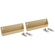 Sink Classics 11" Polymer Tip-Out Trays with Hinges for Sink Base Cabinets