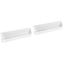 6572 Series 14 Inch Sink Front Plastic Tip Out Tray - Pack of 2