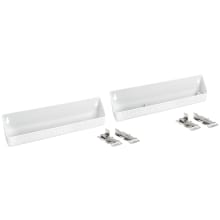 Sink Classics 14" Polymer Tip-Out Trays with Hinges for Sink Base Cabinets