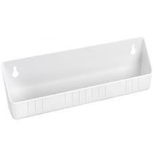 Sink Classics 11" White Plastic Tip-Out Tray - Hinges Sold Separately