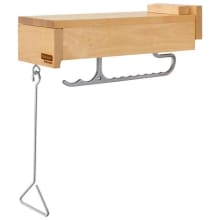 Glideware 14" Wood Pull Out Valet for Custom Closet Organizers