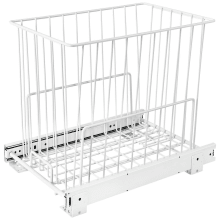 HRV Series Pull Out Wire Hamper with Full-Extension Slides for 12 Inch Cabinets