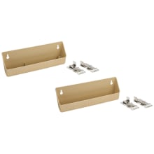Lazy Daisy 11" Polymer Tip-Out Trays with Hinges for Sink Base Cabinets