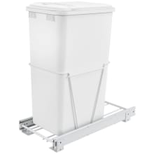 RV 22-5/16" White Steel Pull Out Waste Container