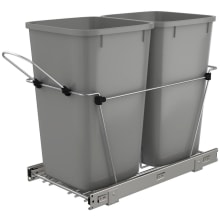 Classic 22-1/4" Chrome Steel Pull Out Waste Containers
