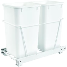 RV 22-1/4" White Steel Pull Out Waste Containers
