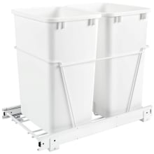 Classic 22" Chrome Steel Pull Out Waste Containers
