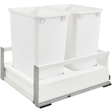 TWCSC 22-3/8" Tandem Pull Out Waste Container with Soft Close