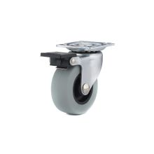 85 lb. Maximum Weight Capacity Commercial Grade Swivel Mount Caster with Brake
