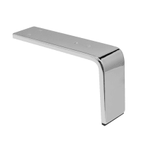 5-1/8" Tall Rectangular Steel Furniture Leg