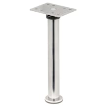 BORSA 2" Tall Round Metal Furniture Leg with Adjustable Height