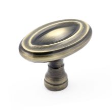 1-11/16 Inch Oval Cabinet Knob