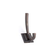 4-7/8 Inch Double Metal Coat Hook