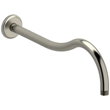 15-3/4" Wall Mounted Shower Arm and Flange