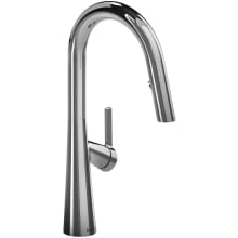 Ludik 1.6 GPM Single Hole Pull Down Kitchen Faucet