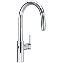 Lateral 1.8 GPM Single Hole Pull Down Kitchen Faucet