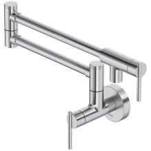 Lateral 5.5 GPM Wall Mounted Single Hole Pot Filler