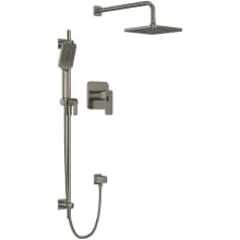 Equinox Shower System with Combined Thermostatic and Pressure Balance Technology and 3 Function Integrated Diverter