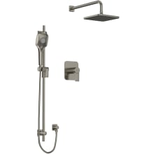 Fresk Shower System with Combined Thermostatic and Pressure Balance Technology and 3 Function Integrated Diverter