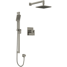Kubik Shower System with Combined Thermostatic and Pressure Balance Technology and 3 Function Integrated Diverter