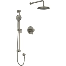 Momenti Shower System with Combined Thermostatic and Pressure Balance Technology and 3 Function Integrated Diverter