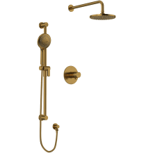 Parabola Shower System with Combined Thermostatic and Pressure Balance Technology and 3 Function Integrated Diverter