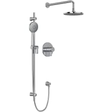 Paradox Shower System with Combined Thermostatic and Pressure Balance Technology and 3 Function Integrated Diverter