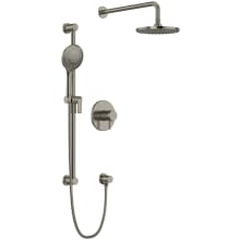 Sylla Shower System with Combined Thermostatic and Pressure Balance Technology and 3 Function Integrated Diverter