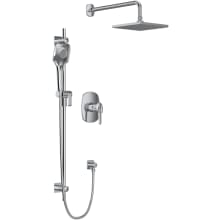 Venty Shower System with Combined Thermostatic and Pressure Balance Technology and 3 Function Integrated Diverter