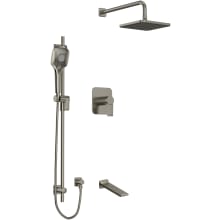 Fresk Shower System with Combined Thermostatic and Pressure Balance Technology and 3 Function Integrated Diverter