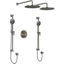 CS Two Person Shower System with Combined Thermostatic and Pressure Balance Technology
