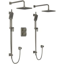 Equinox Two Person Shower System with Combined Thermostatic and Pressure Balance Technology