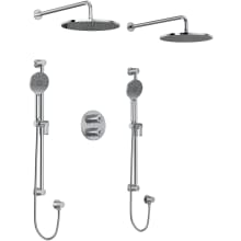 GS Two Person Shower System with Combined Thermostatic and Pressure Balance Technology