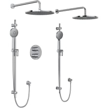 Paradox Two Person Shower System with Combined Thermostatic and Pressure Balance Technology