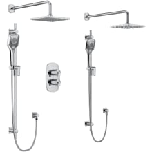 Venty Two Person Shower System with Combined Thermostatic and Pressure Balance Technology