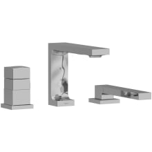 Reflet Deck Mounted Roman Tub Filler with Built-In Diverter - Includes Hand Shower