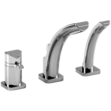 Salome Deck Mounted Roman Tub Filler with Built-In Diverter - Includes Hand Shower