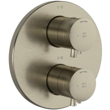 Edge Six Function Thermostatic Valve Trim Only with Dual Lever Handles and Integrated Diverter - Less Rough In