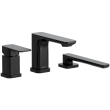 Equinox Deck Mounted Roman Tub Filler with Built-In Diverter - Includes Hand Shower
