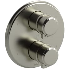 Momenti Six Function Thermostatic Valve Trim Only with Dual Lever Handles and Integrated Diverter - Less Rough In